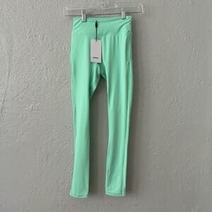 Gymshark Women's XS Mint Green Leggings Stretch Gym Training Athleisure
